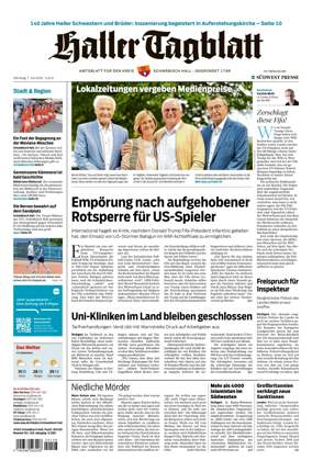 Cover of Haller Tagblatt