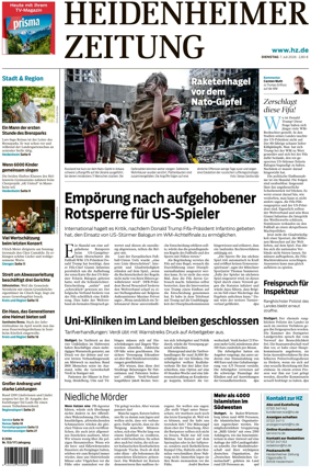 Cover of Heidenheimer Zeitung