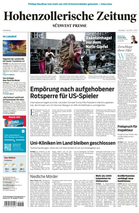 Cover of Hohenzollerische Zeitung