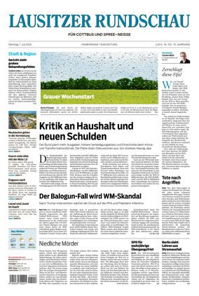 Cover of Lausitzer Rundschau