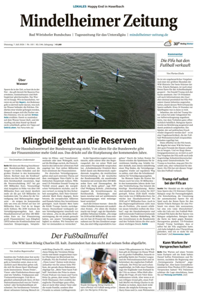 Cover of Mindelheimer Zeitung