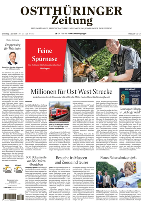 Cover of Ostthuringer Zeitung (Greiz)