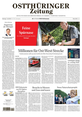 Cover of Ostthuringer Zeitung (Posneck)