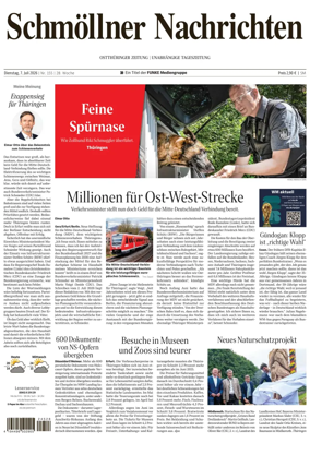 Cover of Ostthuringer Zeitung (Schmolln)