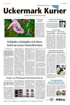 Cover of Prenzlauer Zeitung