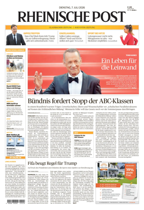 Cover of Rheinische Post - Monchengladbach and Korschenbroich