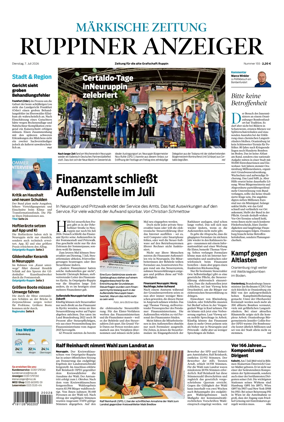 Cover of Ruppiner Anzeiger
