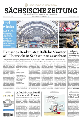 Cover of Sachsische Zeitung (Rodertal)
