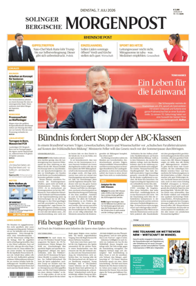 Cover of Solinger Bergische Morgenpost/Remscheid