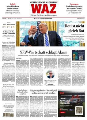 Cover of Westdeutsche Allgemeine Zeitung (Moers)