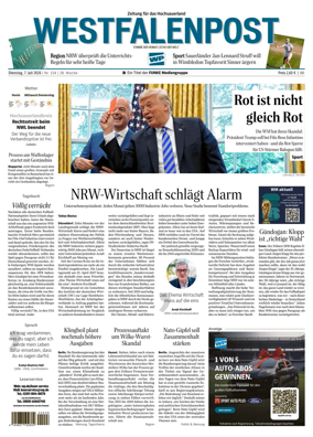 Cover of Westfalenpost (Brilon)