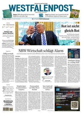 Cover of Westfalenpost (Olpe)