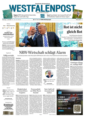 Cover of Westfalenpost (Siegen)