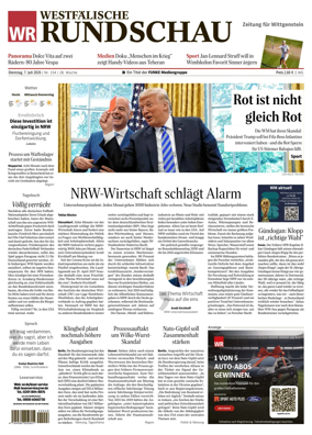 Cover of Westfalische Rundschau (Bad Berleburg Wittgenstein)