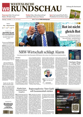 Cover of Westfalische Rundschau (Dortmund-Sud II)