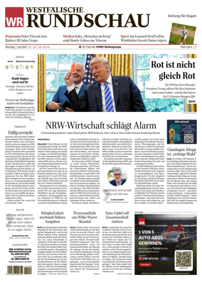Cover of Westfalische Rundschau (Hagen Hohenlimburg)