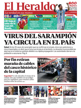 Cover of Diario El Heraldo