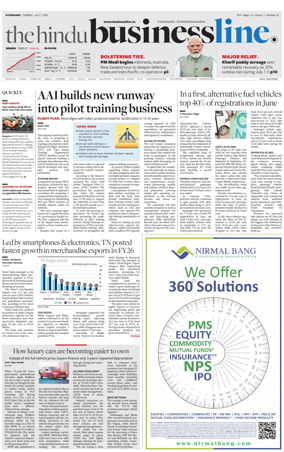 Cover of BusinessLine (Hyderabad)