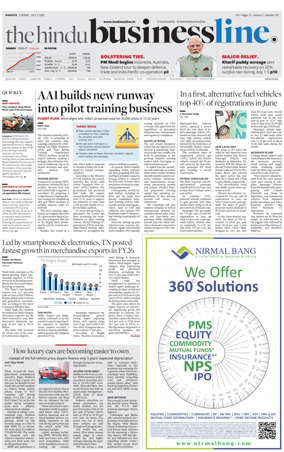 Cover of BusinessLine (Kolkata)