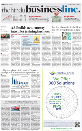 Cover of BusinessLine (Mumbai)