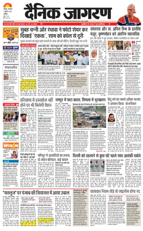 Cover of Dainik Jagran - Chandigarh