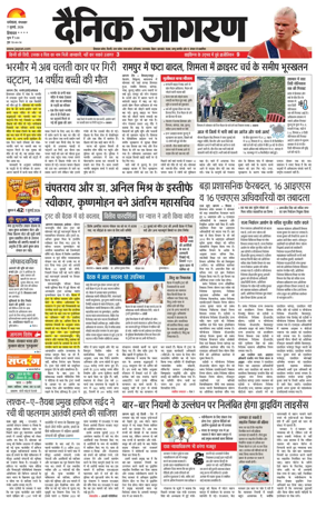 Cover of Dainik Jagran - Mandi