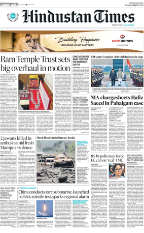 Cover of Hindustan Times (Bathinda)