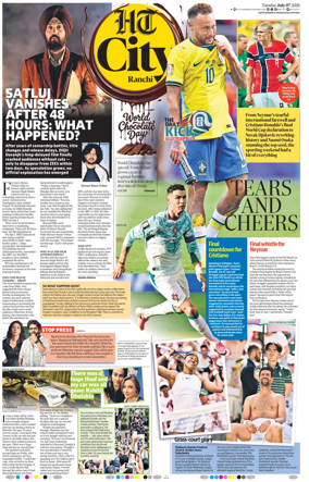 Cover of Hindustan Times (Ranchi) - Live