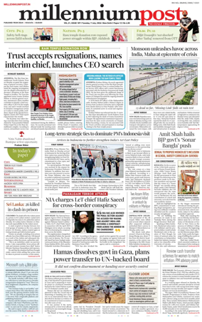 Cover of Millennium Post