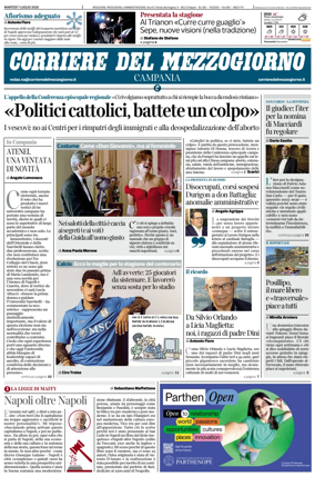 Cover of Corriere del Mezzogiorno (Campania)