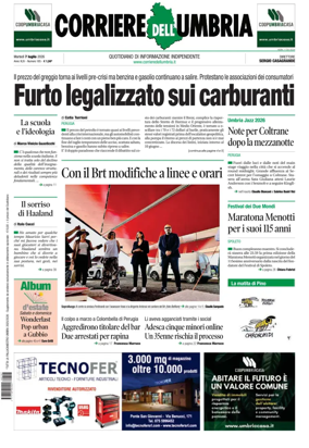 Cover of Corriere dell Umbria