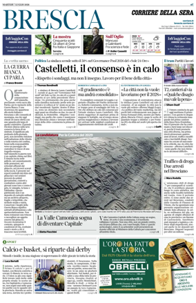 Cover of Corriere della Sera (Brescia)