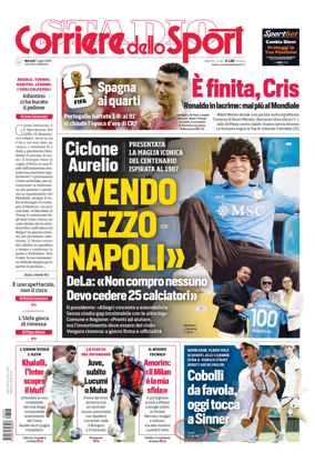 Cover of Corriere dello Sport (Campania)