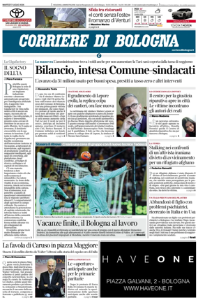 Cover of Corriere di Bologna