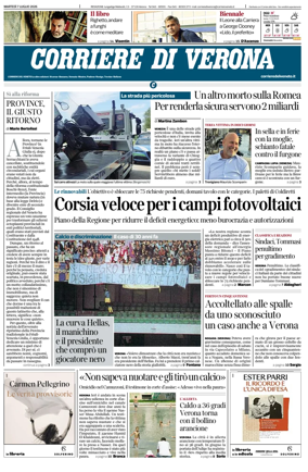 Cover of Corriere di Verona