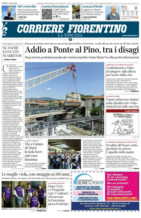 Cover of Corriere Fiorentino