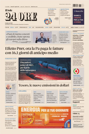 Cover of Il Sole 24 Ore
