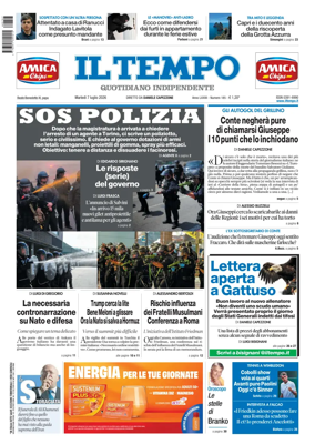 Cover of Il Tempo (Nazionale)