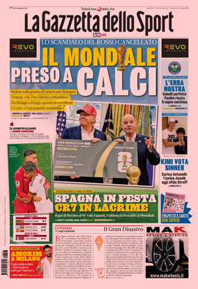 Cover of La Gazzetta dello Sport - Napoli