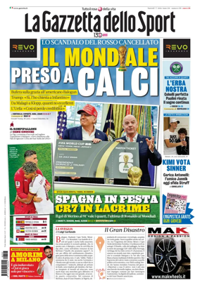 Cover of La Gazzetta dello Sport - Roma