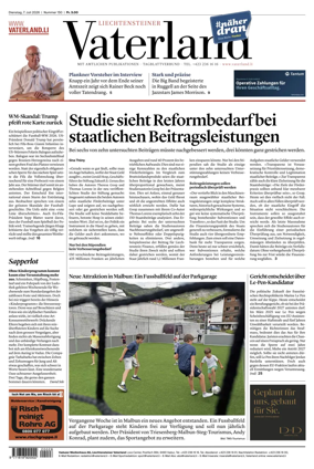 Cover of Liechtensteiner Vaterland