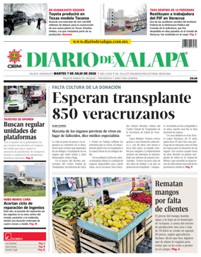 Cover of Diario de Xalapa