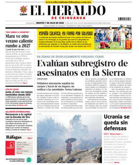 Cover of El Heraldo de Chihuahua