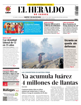 Cover of El Heraldo de Juarez