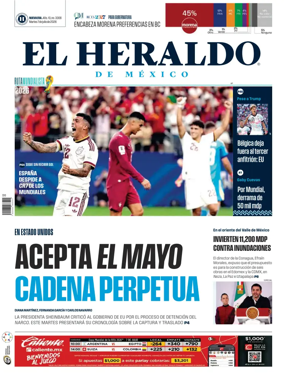 Cover of El Heraldo de Mexico