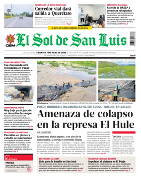 Cover of El Sol de San Luis Potosi