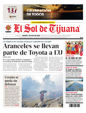 Cover of El Sol de Tijuana