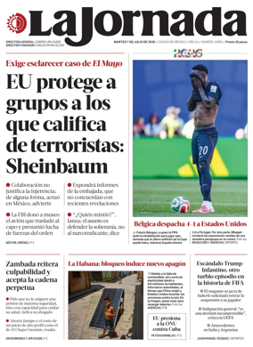 Cover of La Jornada