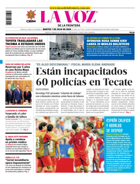 Cover of La Voz de la Frontera