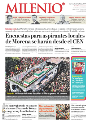 Cover of Milenio Edo de Mexico